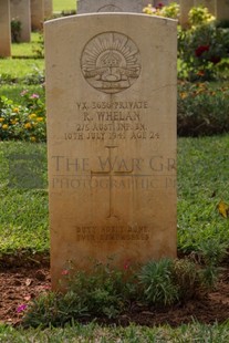 BEIRUT WAR CEMETERY - WHELAN, RONALD